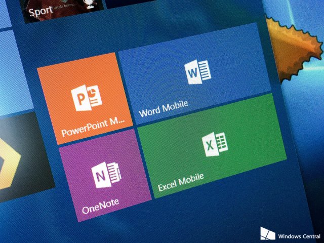 Приложения Office для Windows 10 Mobile обновились
