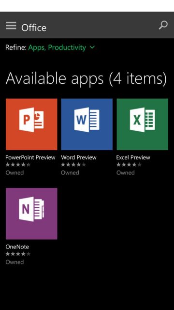 Microsoft обновила приложения Office Mobile и Почта и Календарь для Windows 10 Mobile
