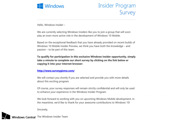 Microsoft собирает группу инсайдеров, которая будет играть более значимую роль в дальнейшей разработке Windows 10 Mobile