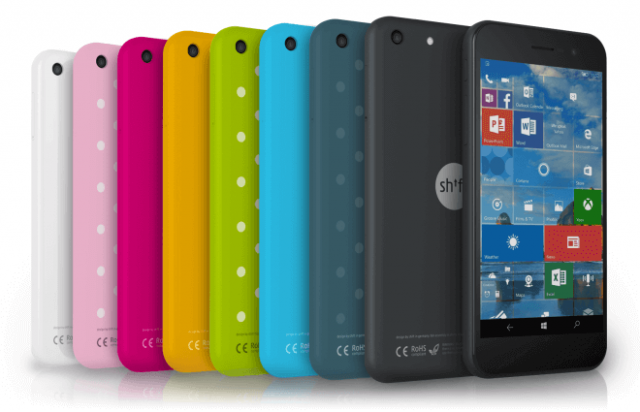5-дюймовый немец Shift5+ первый модульный смартфон на Windows 10