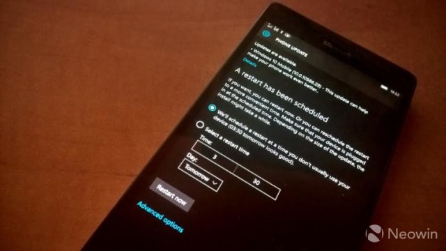 Обычные пользователи Lumia 950, 950 XL и 550 начали получать сборку Windows 10 Mobile Build 10586.29