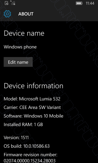 Сборка Windows 10 Mobile Build 10586.63 будет отправлена пользователям Windows Phone 8.1 в качестве обновления