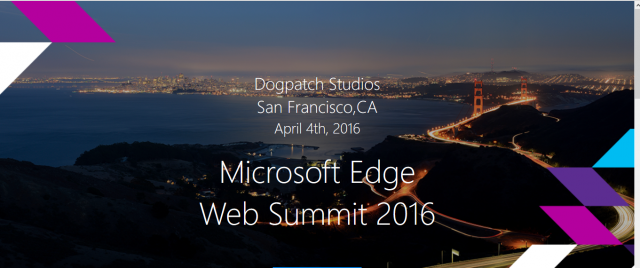 Microsoft открыла регистрацию на конференцию Microsoft Edge Web Summit 2016