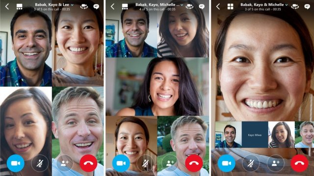 Мобильный Skype и поддержка групповых видеозвонков до 25 собеседников