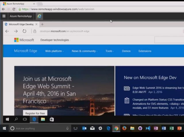 Microsoft Edge Web Summit 2016: Microsoft анонсировала RemoteEdge для Mac и Linux