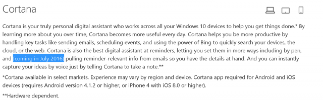 Microsoft засветила дату релиза обновления Windows 10 Anniversary Update 