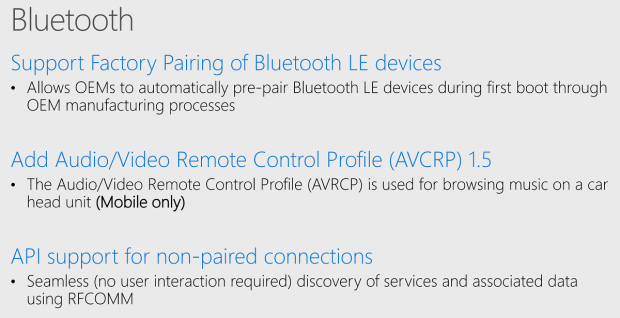 Windows 10 Mobile Anniversary Update обновит Bluetooth stack