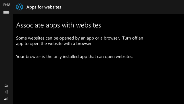 Windows 10 Mobile позволит открывать сайты при помощи соответствующих приложений