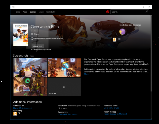 Игры из Xbox Store начинают появляться в Windows Store
