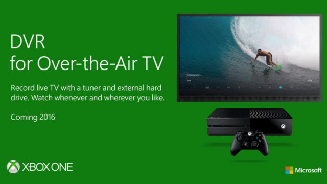 Microsoft отложила разработку функции TV DVR для Xbox One