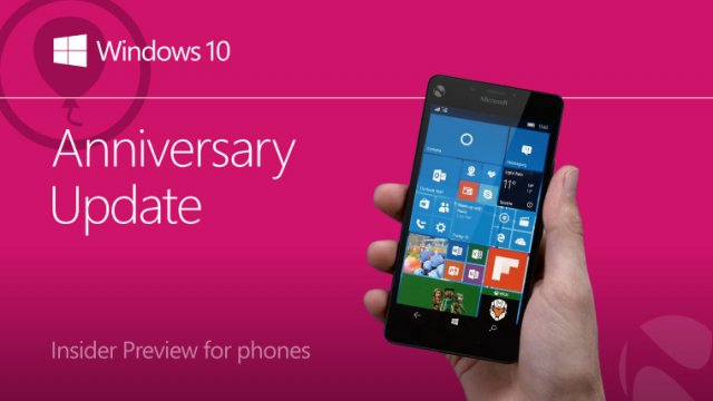 Сборка Windows 10 Mobile Insider Preview Build 14367 доступна для кольца Slow