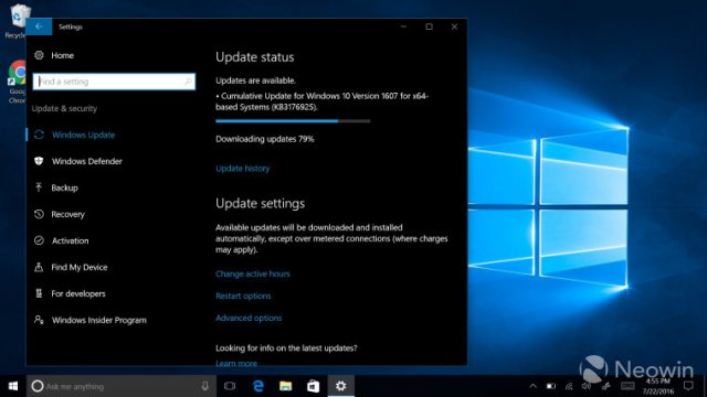 Компания Microsoft выпустила накопительное обновление Windows 10 Build 14393.3 для ПК и смартфонов (список исправлений)