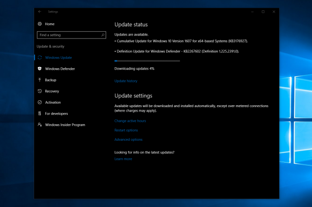 Накопительное обновление Windows 10 Build 14393.5 доступно для загрузки