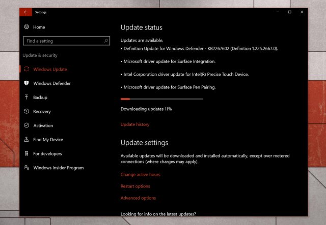 Surface Pro 4 и Surface Book получили обновления для  Windows 10 Anniversary Update