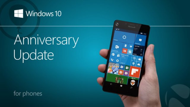 Microsoft: Windows 10 Mobile Anniversary Update не выйдет сегодня