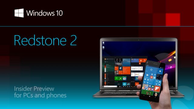 В первых сборках Windows 10 Redstone 2 будут лишь структурные улучшения