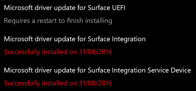 Устройства Surface Pro 4 и Surface Book получили обновления (список изменений)