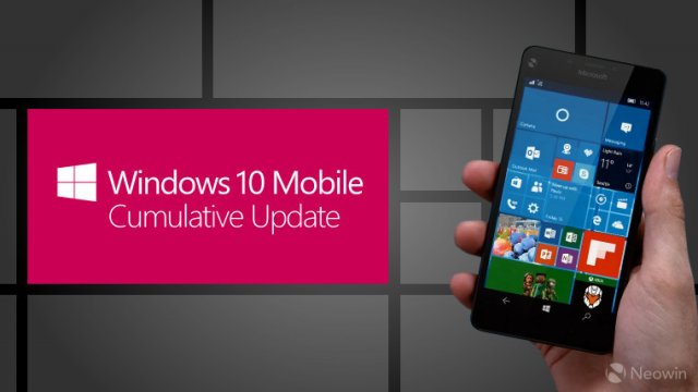 Microsoft выпустила обновление Windows 10 Mobile Build 14393.189 для кольца Production