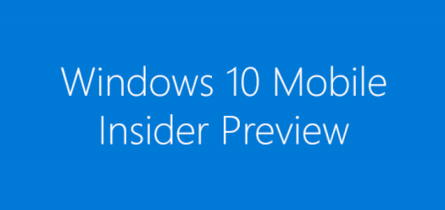 Новая сборка для Windows 10 Mobile может быть выпущена на следующей неделе