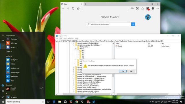 Как исправить сбой Microsoft Edge в Windows 10 Build 14942