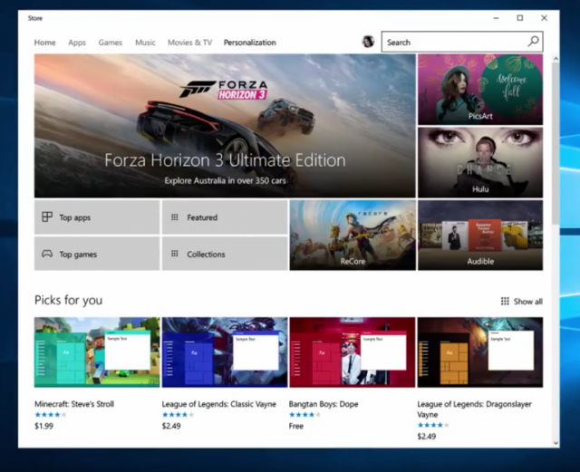 Microsoft может начать продавать темы для Windows 10 через Windows Store