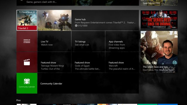 Консоль Xbox One получила небольшое обновление