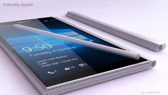 Microsoft подала патент на Surface Phone?