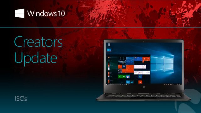 Компания Microsoft выпустила официальные ISO-образы сборки Windows 10 Build 15025