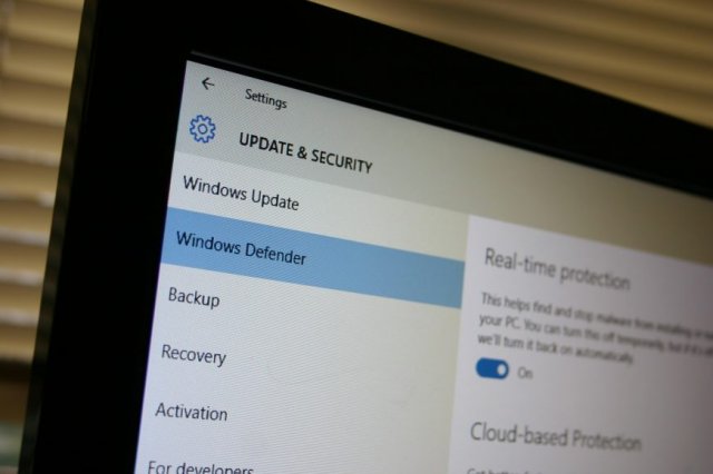 Microsoft улучшила Windows Defender в сборке Windows 10 Build 15042