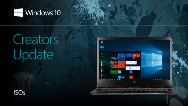 Microsoft выпустила официальные ISO-образы сборки Windows 10 Creators Update Build 15063