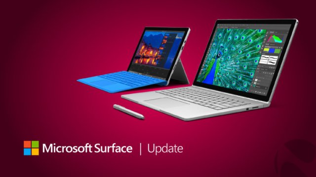 Компания Microsoft выпустила обновления для Surface Pro 4 и Surface Book