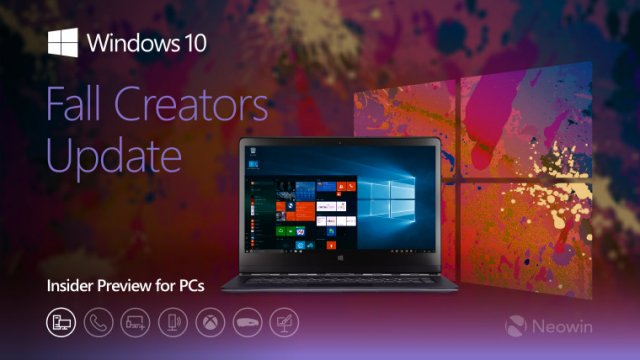 Пресс-релиз сборок Windows 10 Insider Preview Build 16199 и Windows 10 Mobile Insider Preview Build 15215