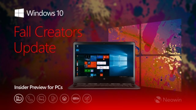 Microsoft выпустила сборку Windows 10 Insider Preview Build 16232 для инсайдеров в кольце Slow