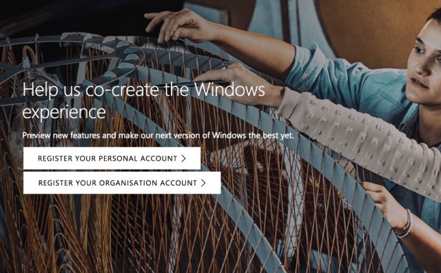 Microsoft запустила обновленный веб-сайт для инсайдеров Windows