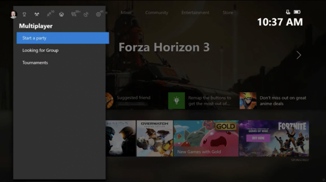 Переработанная панель управления Xbox One получит светлую тему в этом году