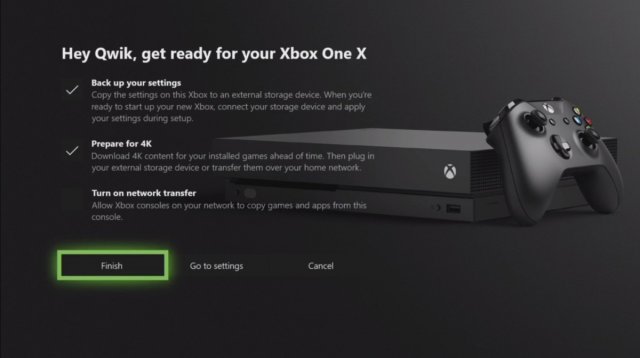 Microsoft позволит легко переносить игры с Xbox One на Xbox One X