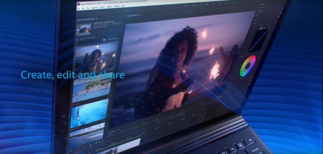 Intel продемонстрировала новую версию Surface Book во время анонса новых процессоров?