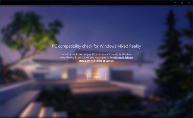 Приложение Windows Mixed Reality PC Check появилось в Windows Store