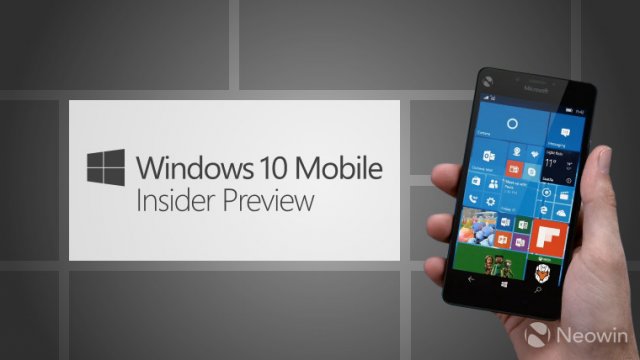 Microsoft выпустила сборку Windows 10 Mobile Build 15245 для инсайдеров кольца Slow