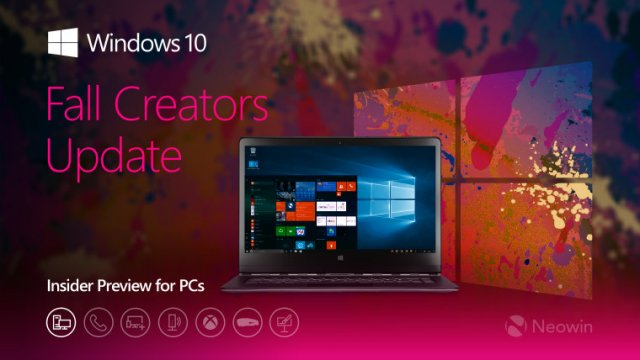 Microsoft выпустила обновление Windows 10 Fall Creators Update Build 16299.19