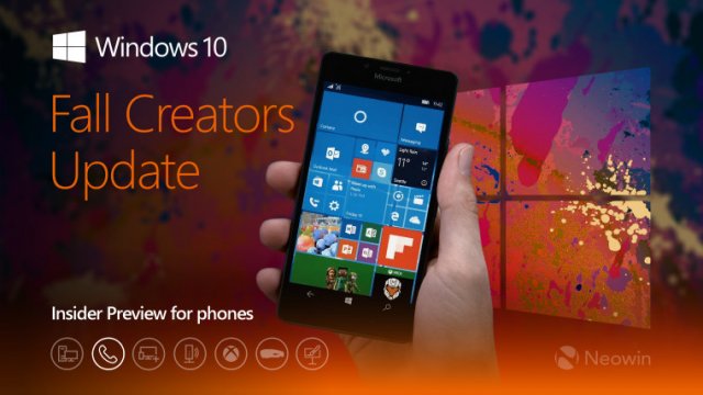 Обновление Windows 10 Mobile Fall Creators Update доступно для кольца Release Preview