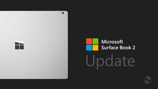 Microsoft выпустила обновления для Surface Book 2