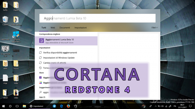 Новый интерфейс Cortana получил улучшения в сборке Windows 10 Build 17046