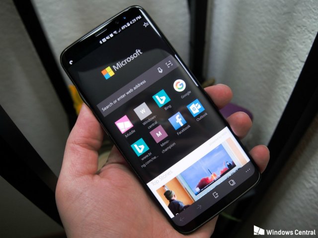 Android-версия Microsoft Edge Preview получила обновление