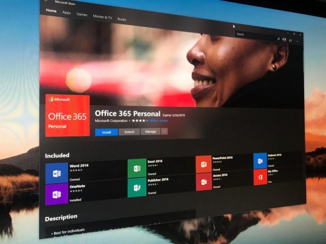 Office 365 доступен в Windows 10 Microsoft Store