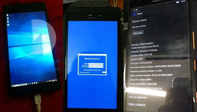 Хакер смог загрузить Windows 10 ARM на прототипе Lumia 950