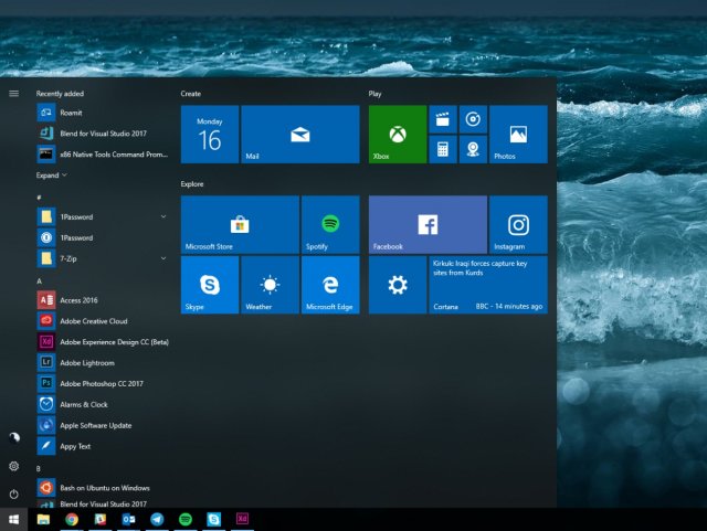 Сборка Windows 10 Build 17133 доступна для инсайдеров кольца Slow