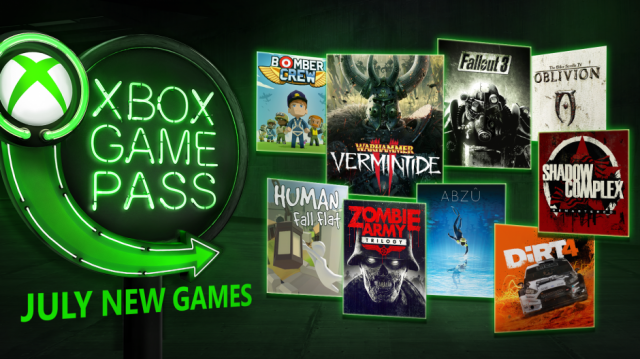 Подписчики Xbox Game Pass получат девять новых игр в июле