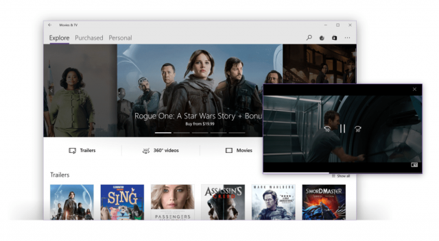 Microsoft работает над сервисом «Кино и ТВ» для iOS и Android
