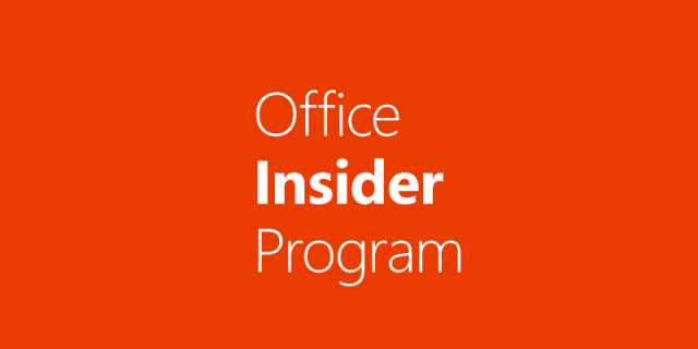 Компания Microsoft выпустила новую сборку для инсайдеров Office